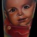 Tattoos - little boy color portrait tattoo 2 - 51305